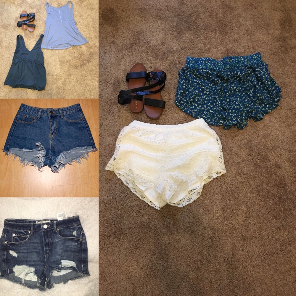Lot of S/M shorts and shirts